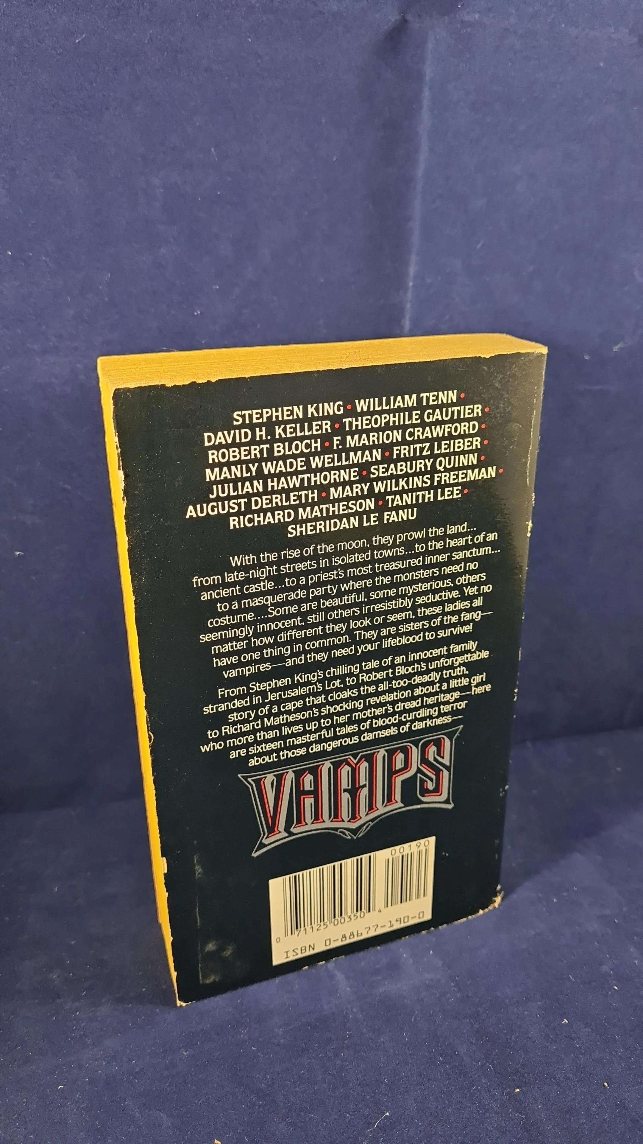 Martin H Greenberg & Charles G Waugh - Vamps, First Daw Books, 1987, Paperbacks