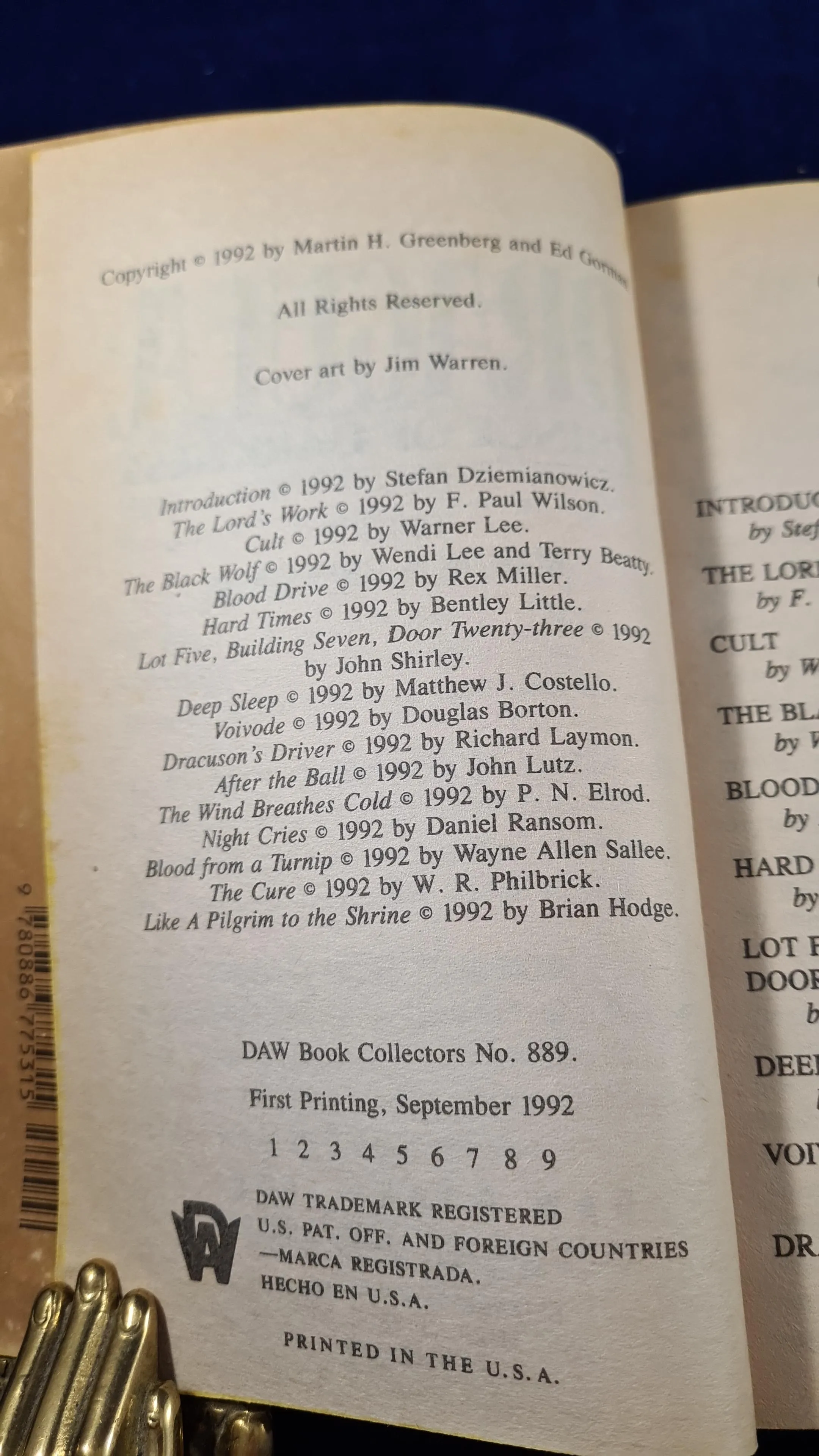 Martin H Greenberg - Dracula: Prince of Darkness, First Daw Books, 1992, Paperbacks