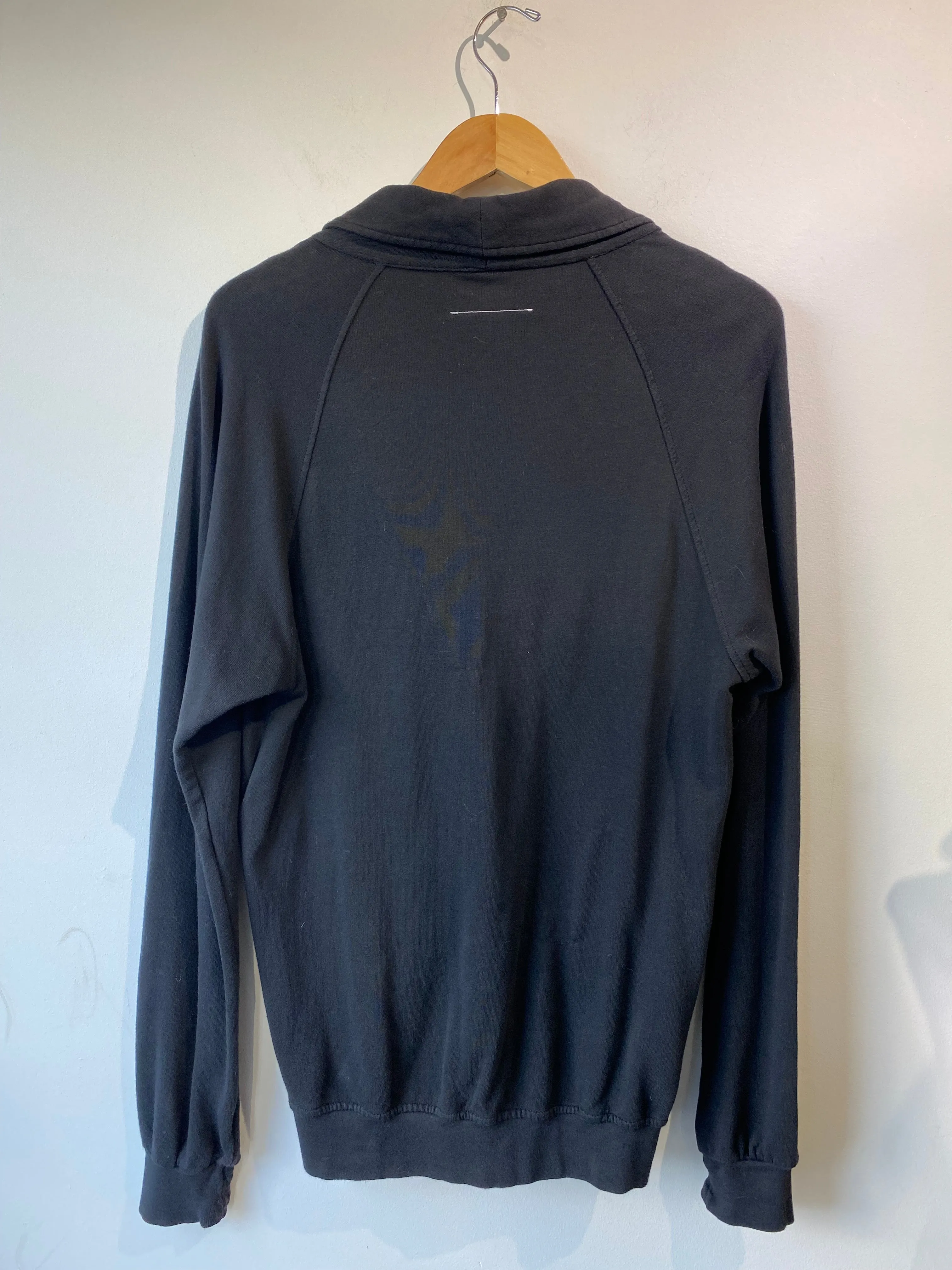 Martin Margiela MM6 Black Cardigan Sweatshirt