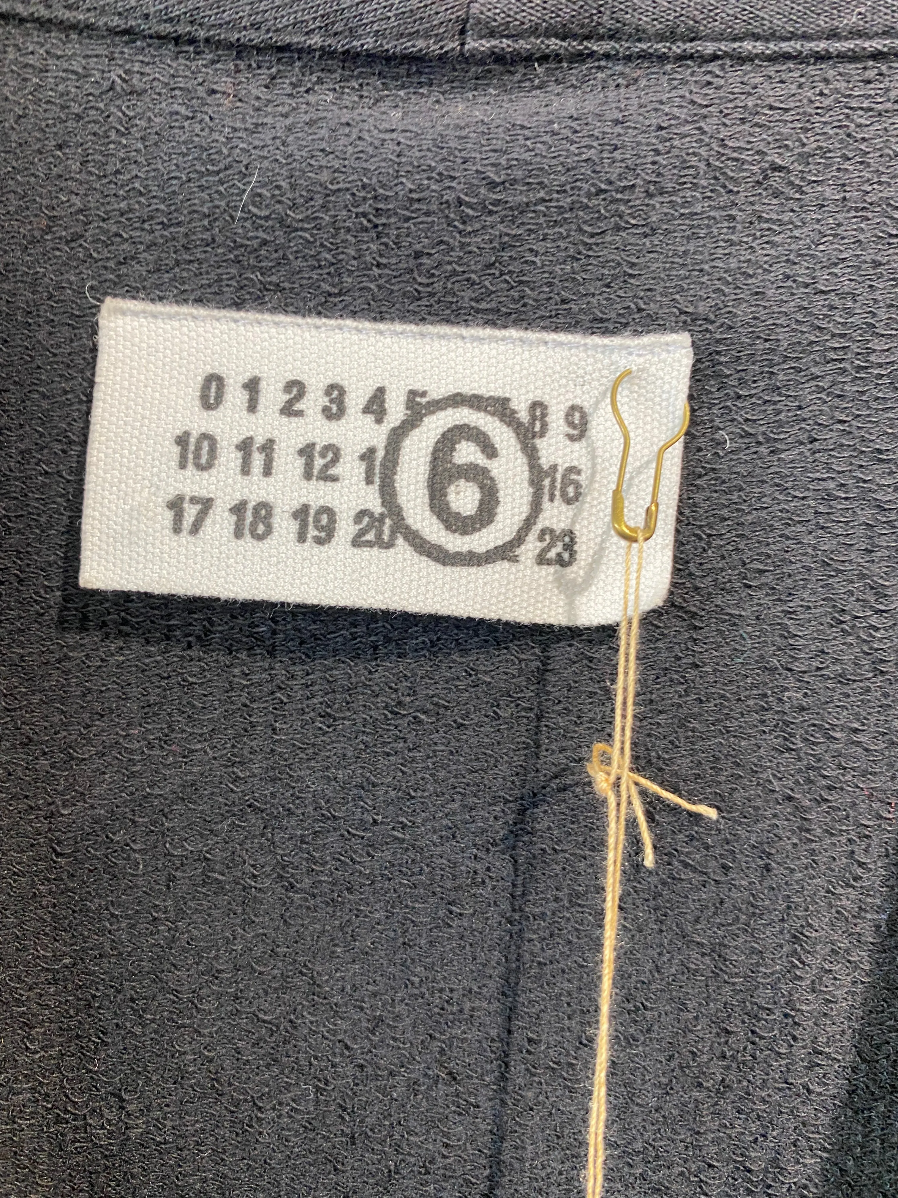 Martin Margiela MM6 Black Cardigan Sweatshirt