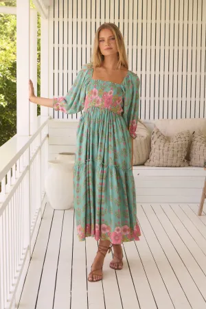 Meadowland Print Tulli Midi Dress
