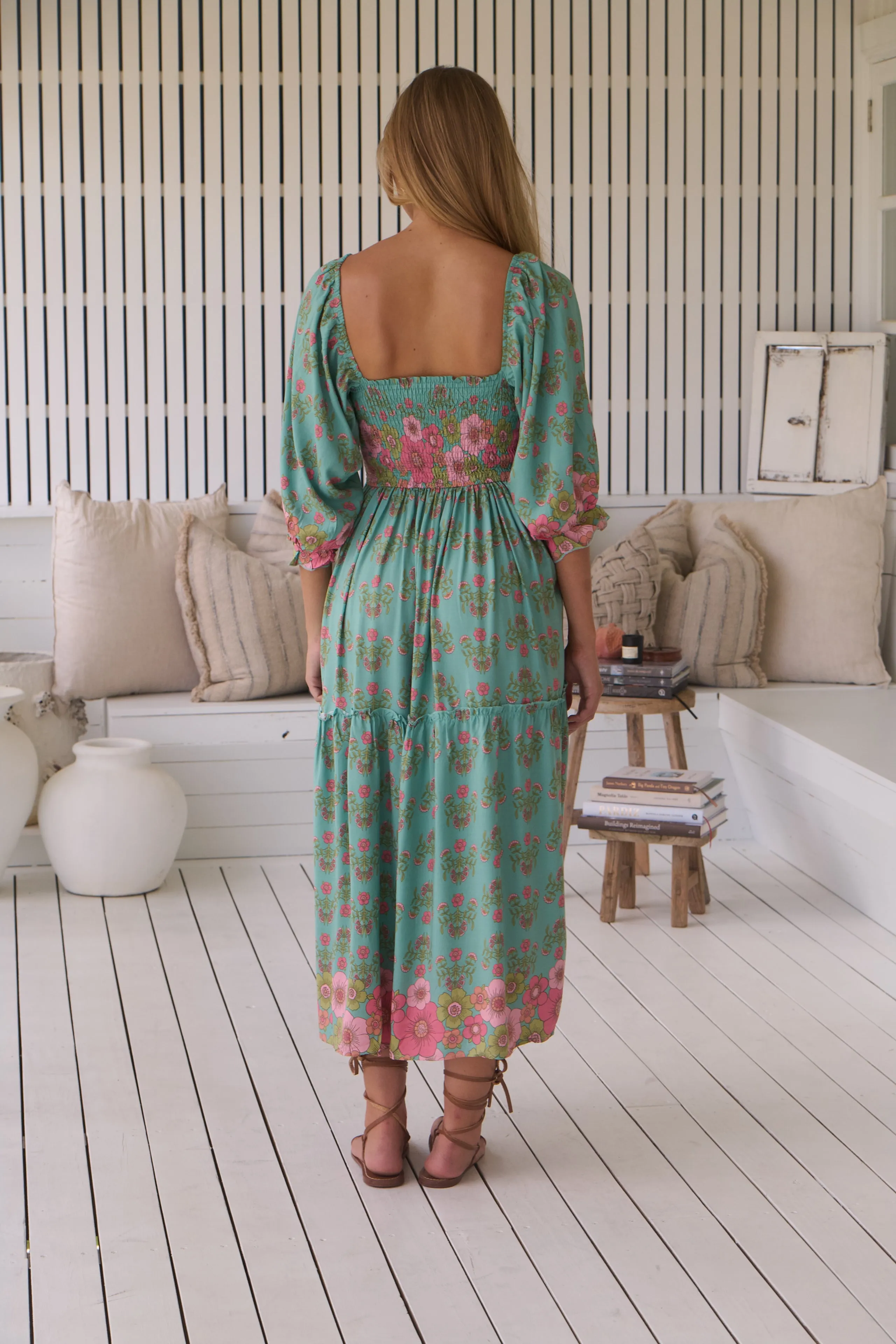 Meadowland Print Tulli Midi Dress