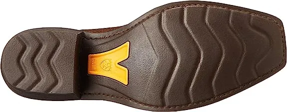 Men's Ariat Brown Oiled Rowdy Heritage Roughstock, SR, Pull On Square Soft Toe Western Boot