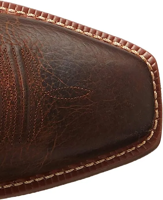 Men's Ariat Brown Oiled Rowdy Heritage Roughstock, SR, Pull On Square Soft Toe Western Boot