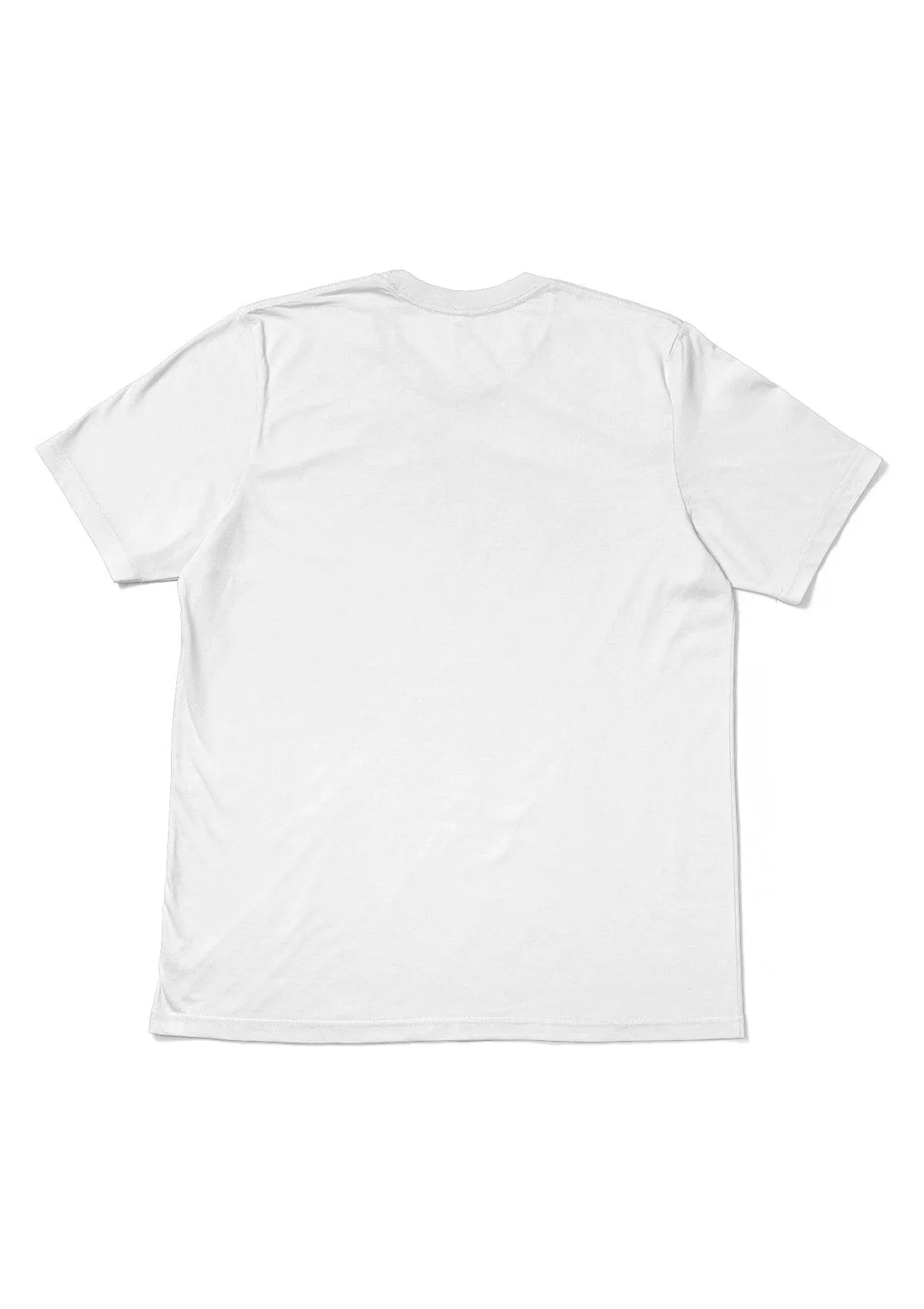 Men’s White Triblend Crew Neck T-Shirt