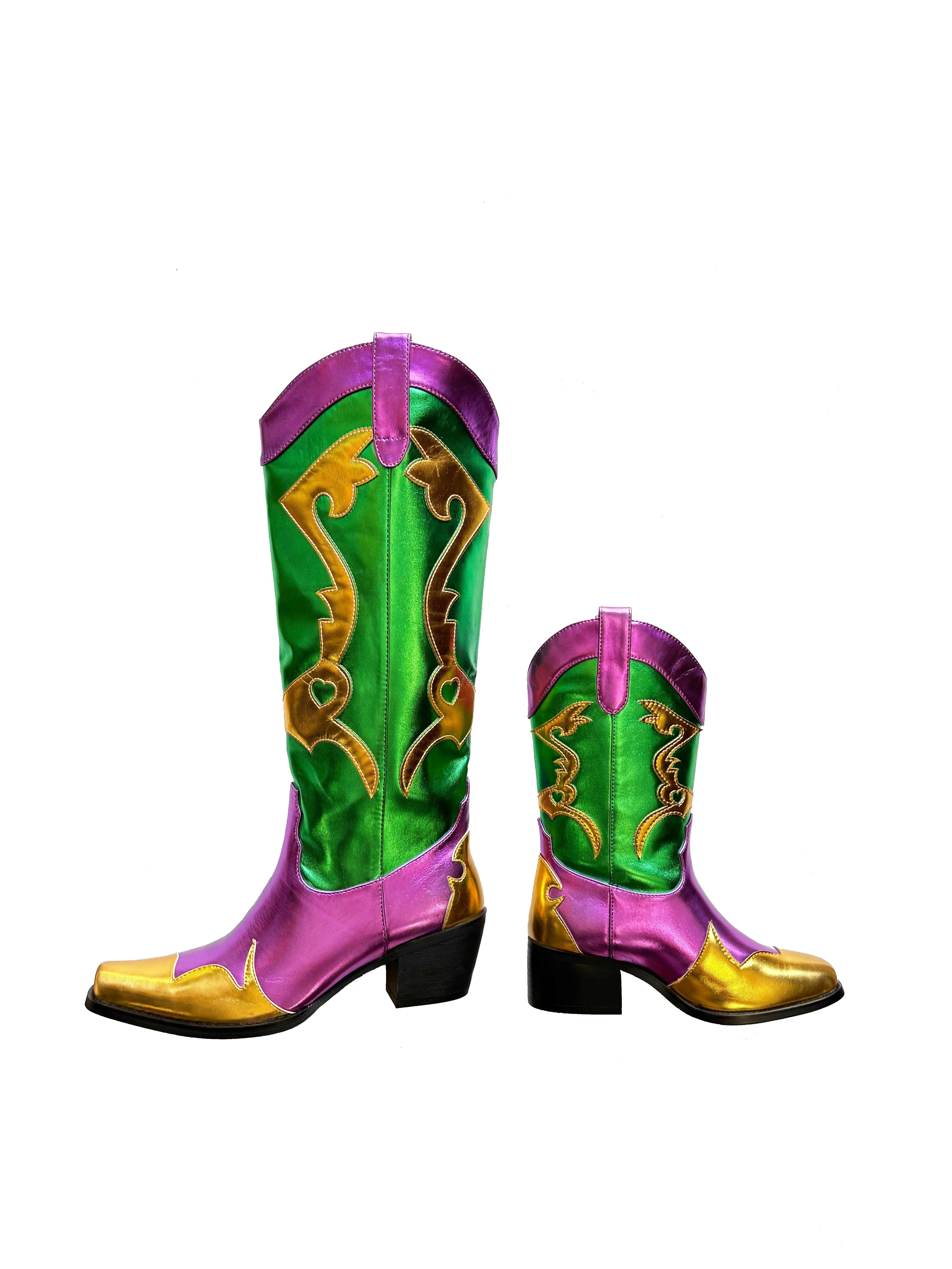 Metallic Cowboy Boots - Toddler