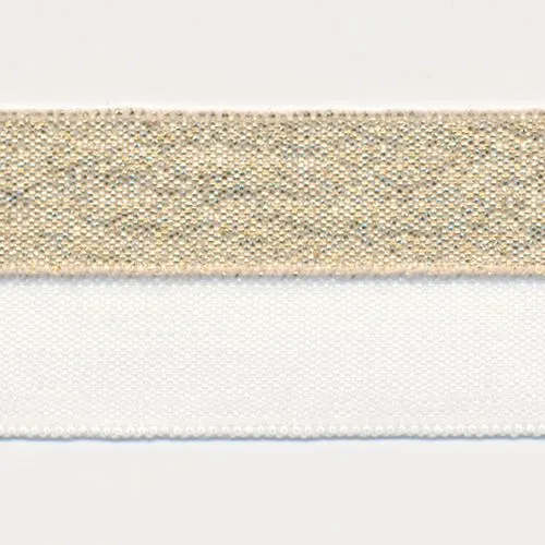 Metallic Stretch Tape (Gold) #01 White