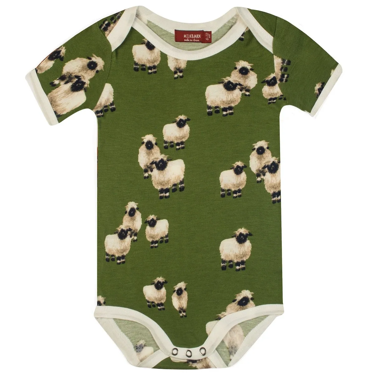 Milkbarn - Bamboo Onesie - Valais Sheep