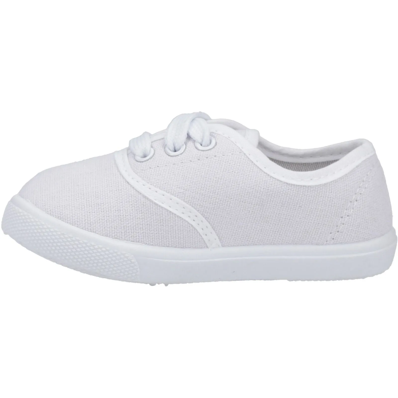 Mirak Boys Plimsoll - Morris Plims in White, 7-9