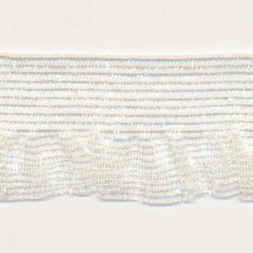 Mist Organdy Frill Stretch #106 Ivory