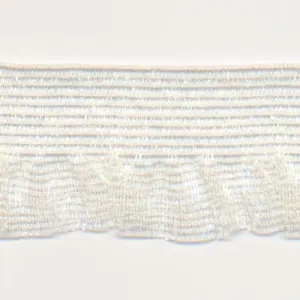 Mist Organdy Frill Stretch #106 Ivory