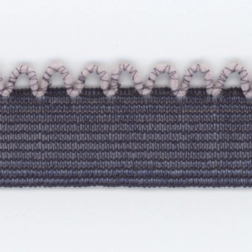 Mist Picot Stretch #86 Ink Blue