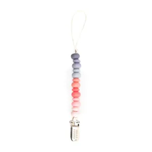 Multi Pacifier Clip- Pink
