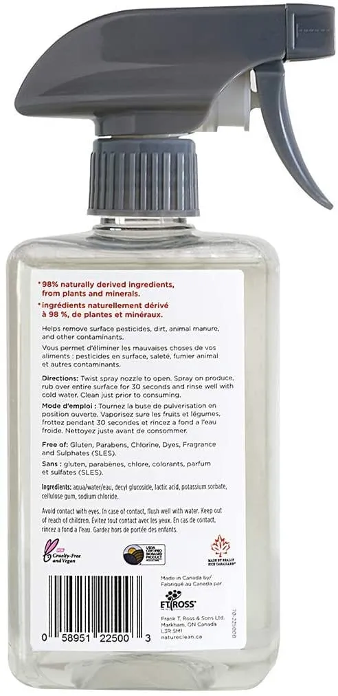 Nature Clean Fruit & Veggie Spray Wash (500 mL)
