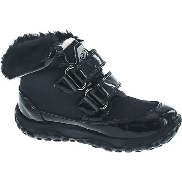 Naturino Peace Black ToddlerG boots 22 NEW