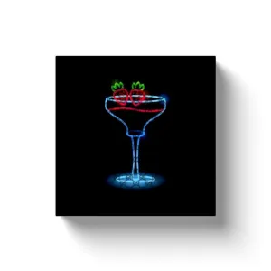 Neon Gucci Cocktail Hour Canvas Wall Art