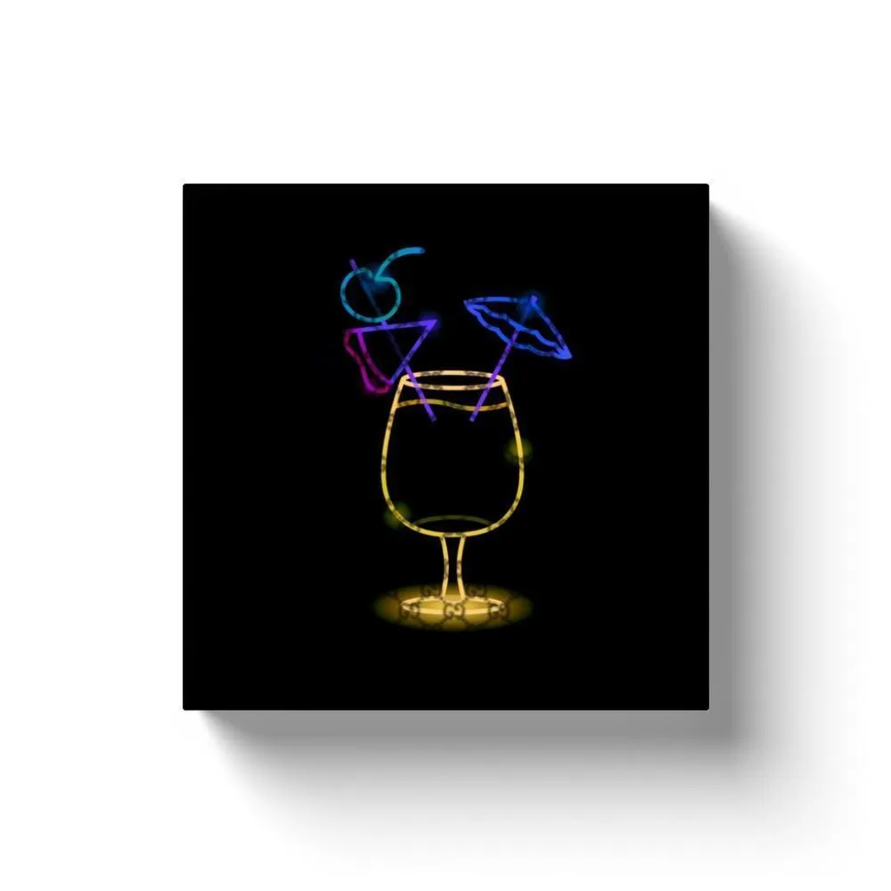 Neon Gucci Cocktail Hour Canvas Wall Art