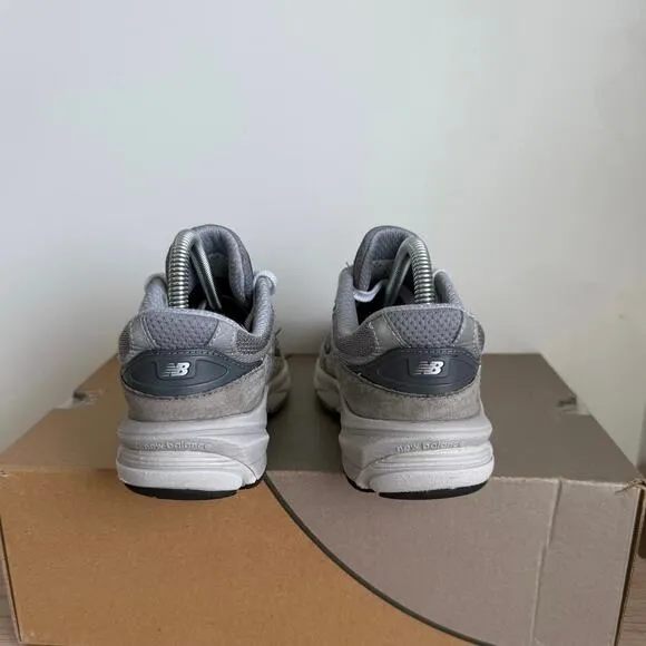 New Balance 990 V6 Grey/White Kids Sneakers- SZ 2 Y