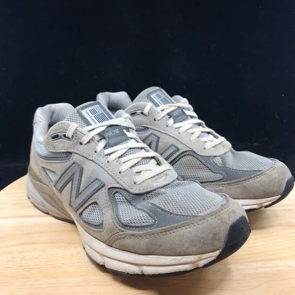 New Balance M990v4 Grey Men’s Sz 8.5 Running Athletic Shoes Made In USA M990GL4