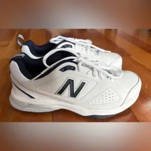 New Balance Size 7 White and Black 623 Athletic Sneakers New Without Box