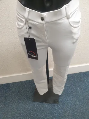 💥NEW💥  HKM size 8 white Breeches FREE POSTAGE  🟢