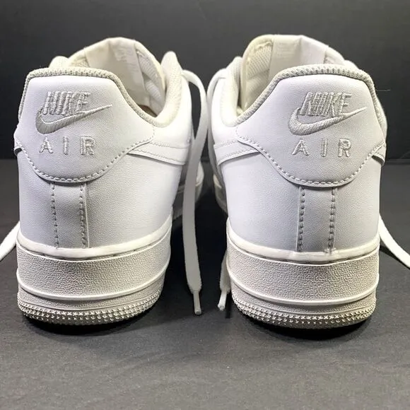 Nike Air Force 1 Men’s Triple White Sneakers Shoe Size 12