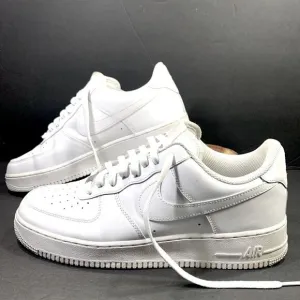 Nike Air Force 1 Men’s Triple White Sneakers Shoe Size 12