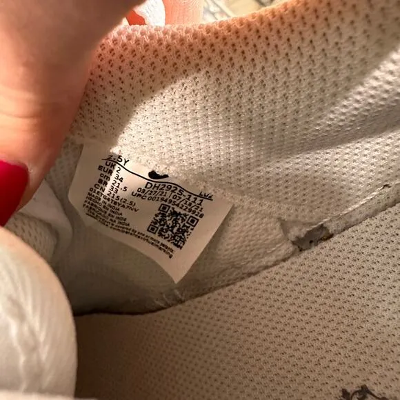 Nike Force 1 White Kids Sneakers Size 2.5