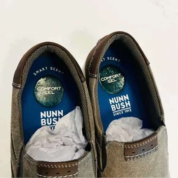 Nunn Bush Kore City Walk Moc Toe Slip On | Cement | NIB | Men’s | 8W