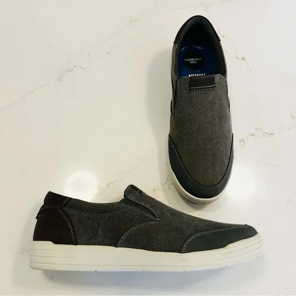 Nunn Bush Kore City Walk Moc Toe Slip On | Cement | NIB | Men’s | 8W