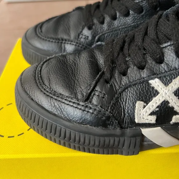 Off-White Kids Vulcanized Lace Up Black/White Size IT 30/ US 12.5