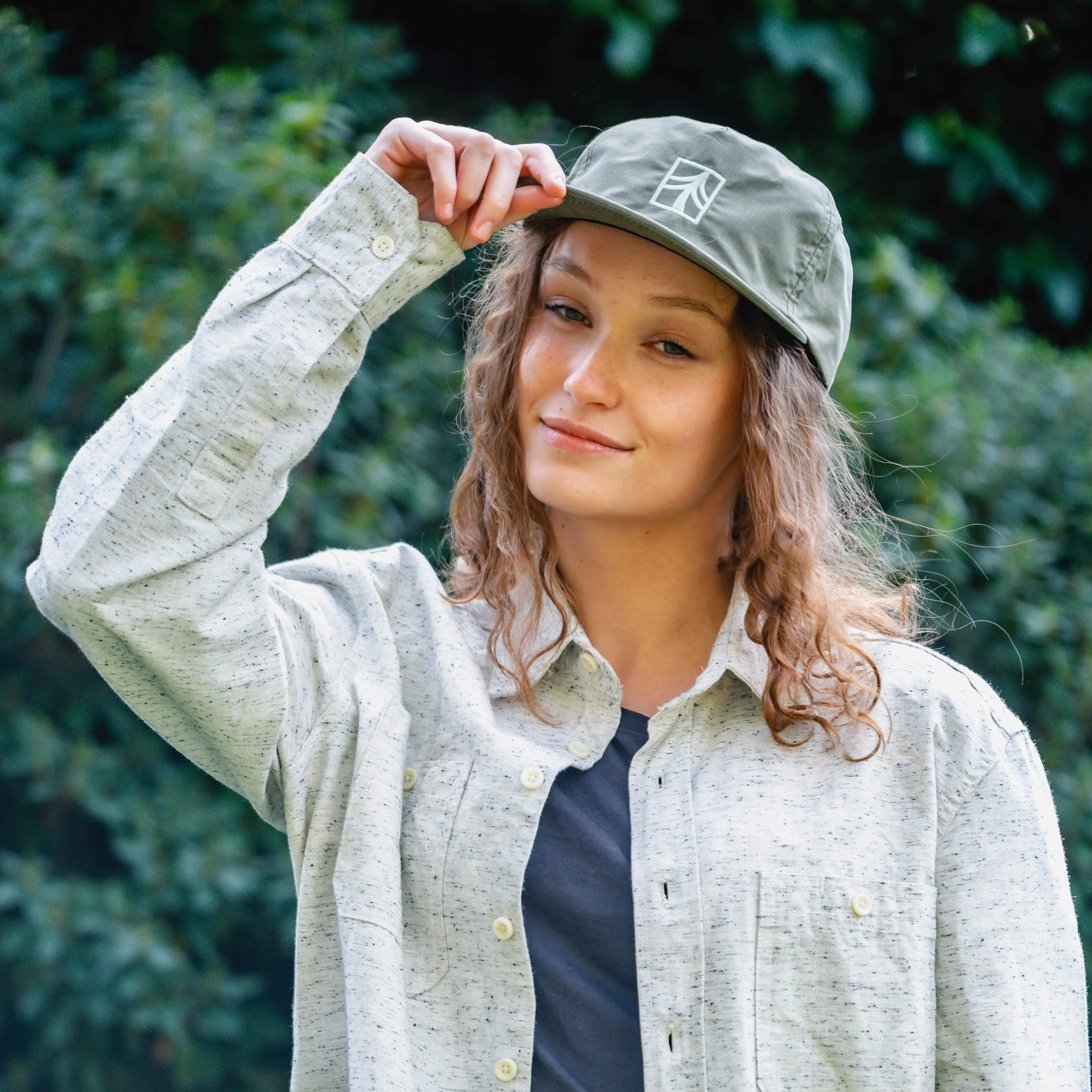 Olympia DryTek Waxed Ripstop Strapback | Green