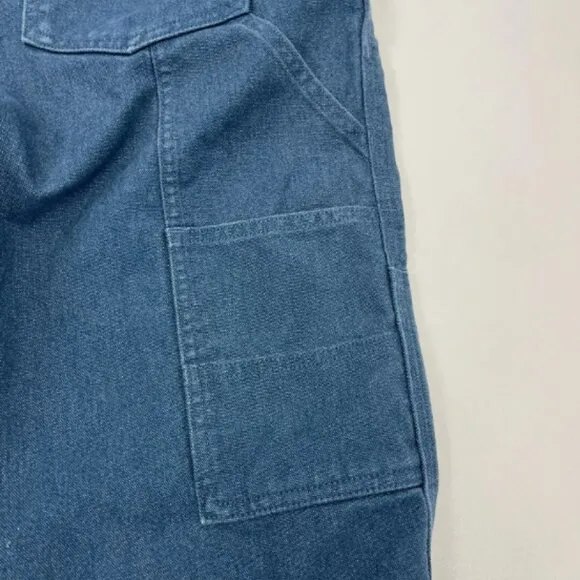 Patagonia All Seasons Double Knee Work Pants Blue Hemp Organic Jeans