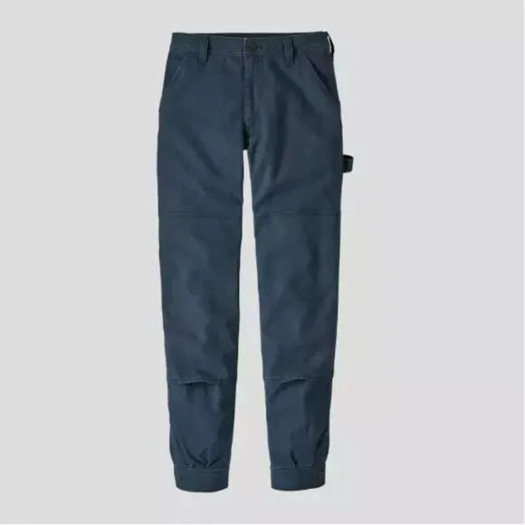 Patagonia All Seasons Double Knee Work Pants Blue Hemp Organic Jeans