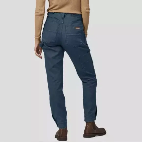Patagonia All Seasons Double Knee Work Pants Blue Hemp Organic Jeans