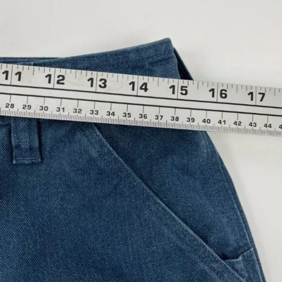 Patagonia All Seasons Double Knee Work Pants Blue Hemp Organic Jeans