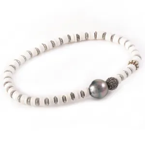 Pearl Disk Bracelet