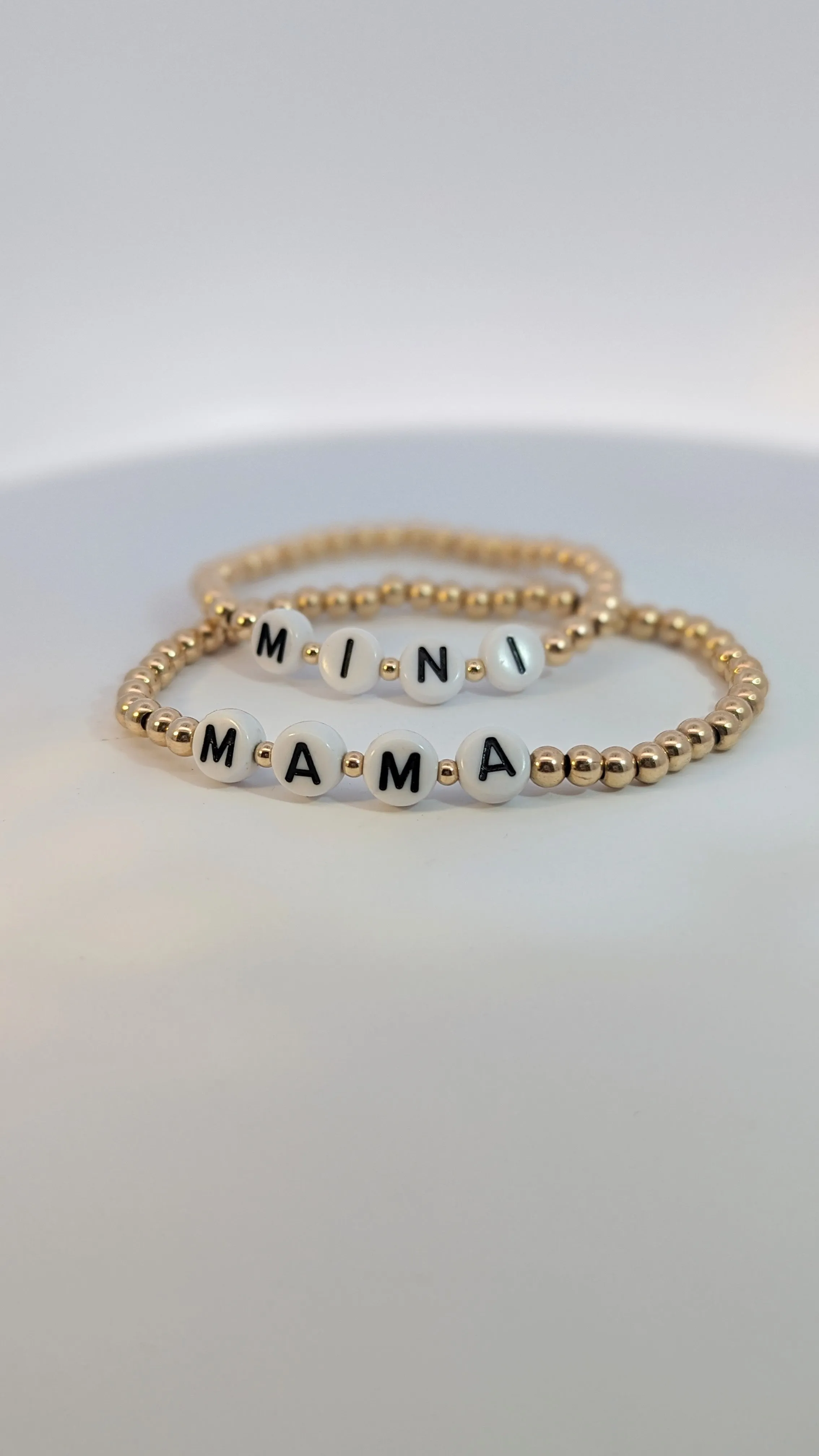 Personalized Bead Stretch Bracelet