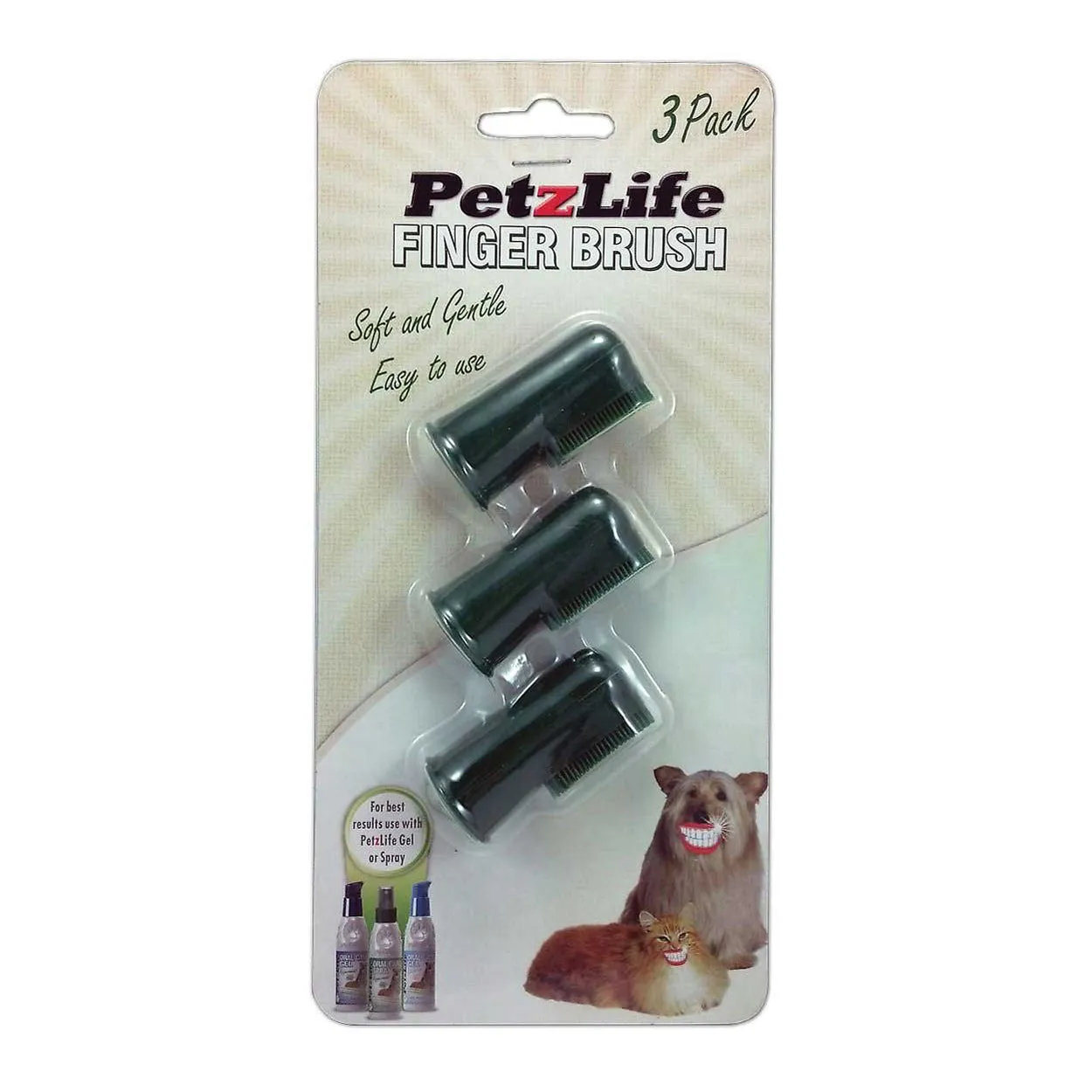 Petzlife Finger Brushes