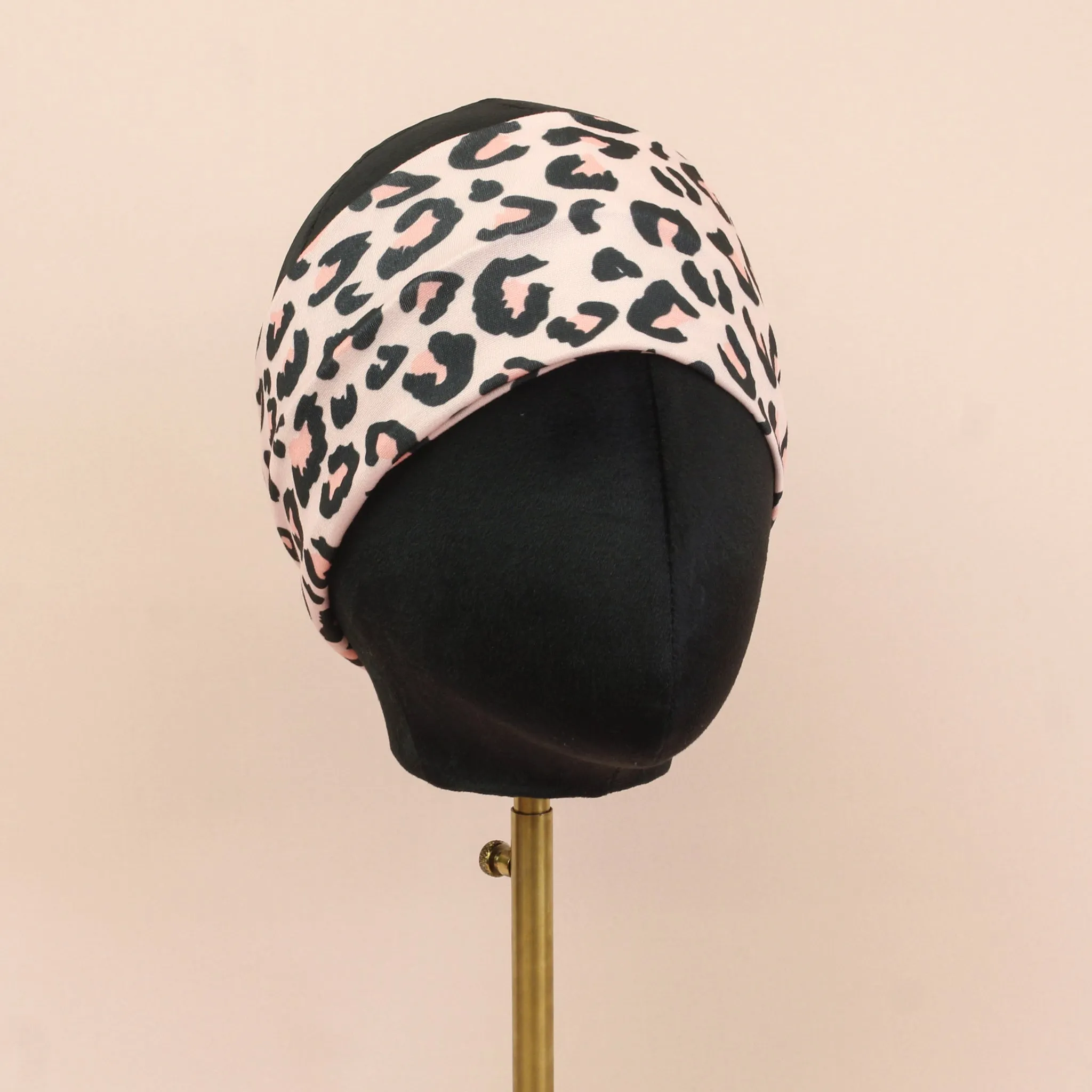 Pink Leopard Stretch Headband