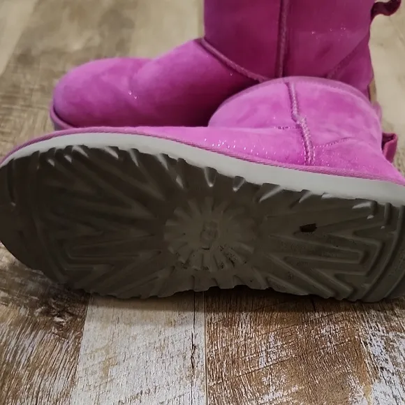 Pink UGG Shearling Boots