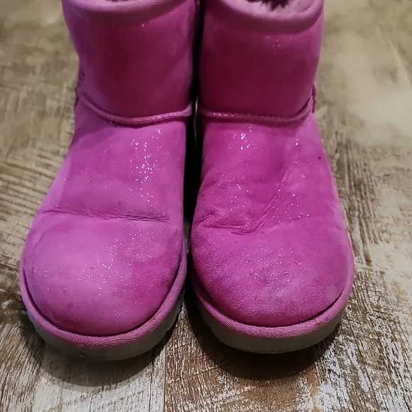 Pink UGG Shearling Boots