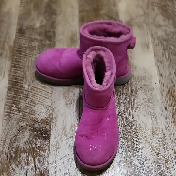 Pink UGG Shearling Boots
