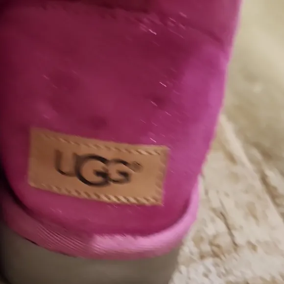 Pink UGG Shearling Boots