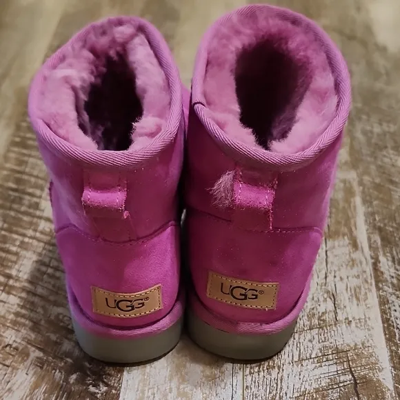 Pink UGG Shearling Boots