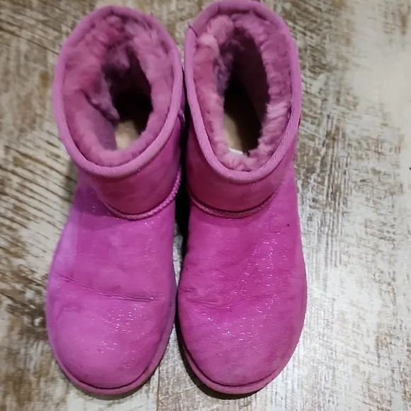 Pink UGG Shearling Boots