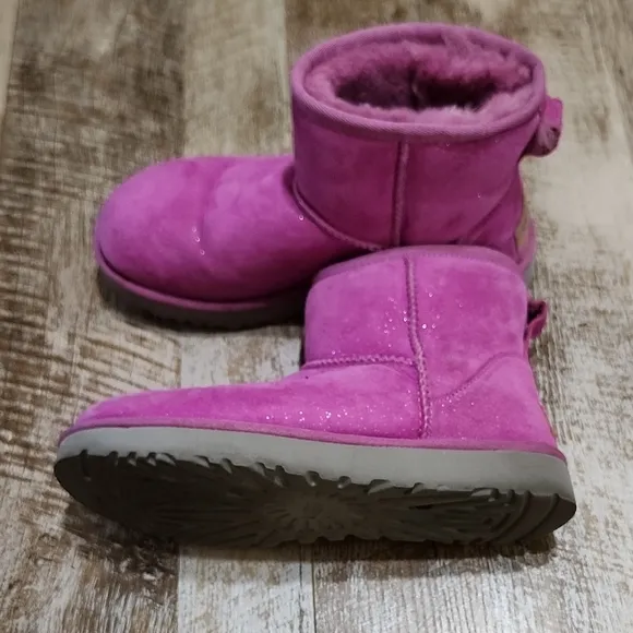 Pink UGG Shearling Boots