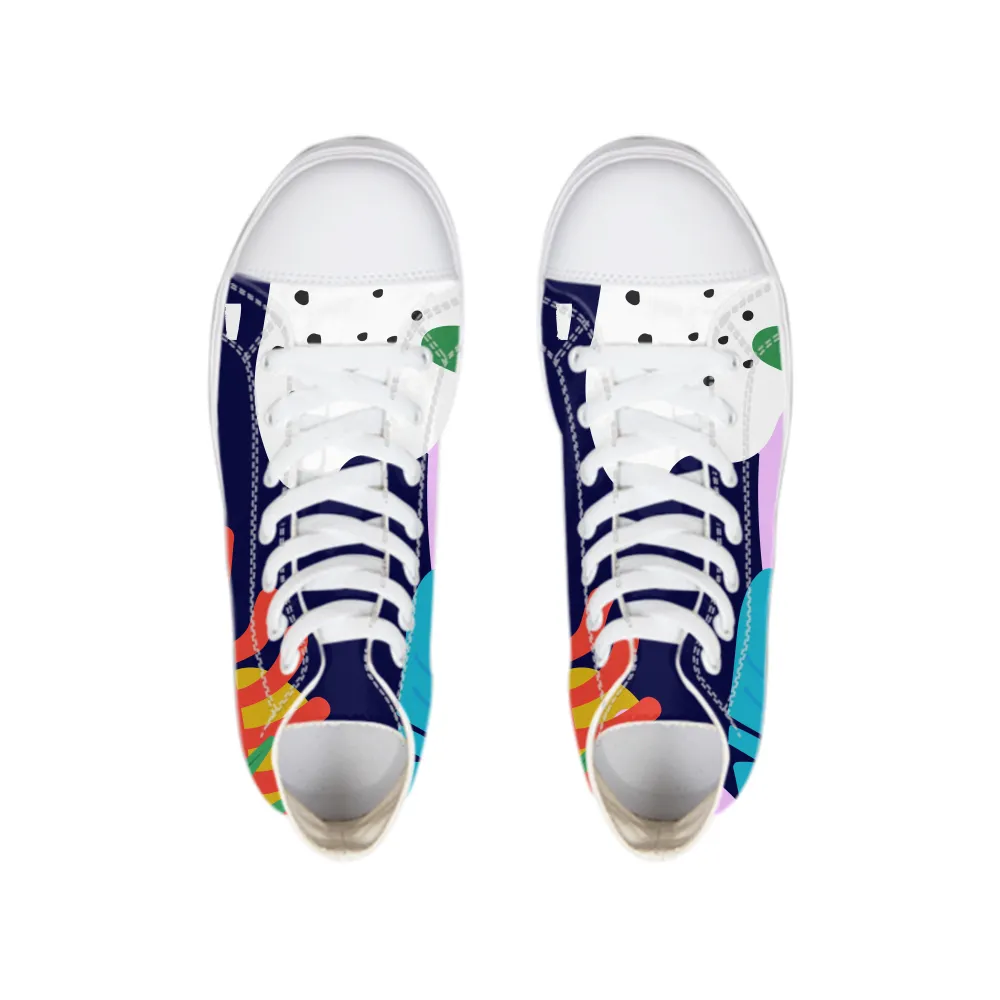PopFloral Hightop Canvas Shoe
