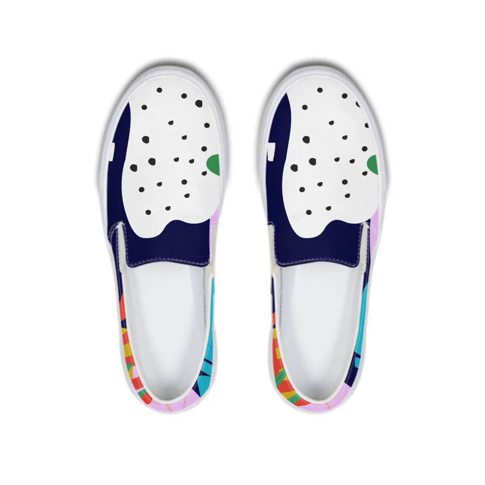 PopFloral Slip-On Canvas Shoe