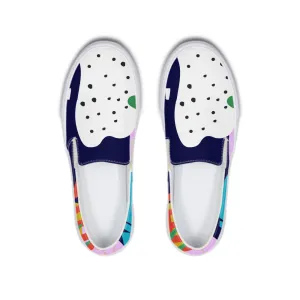 PopFloral Slip-On Canvas Shoe